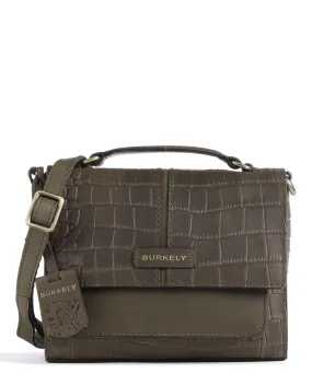  Burkely Cool Colbie Borsa a tracolla pelle in rilievo verde-oliva  