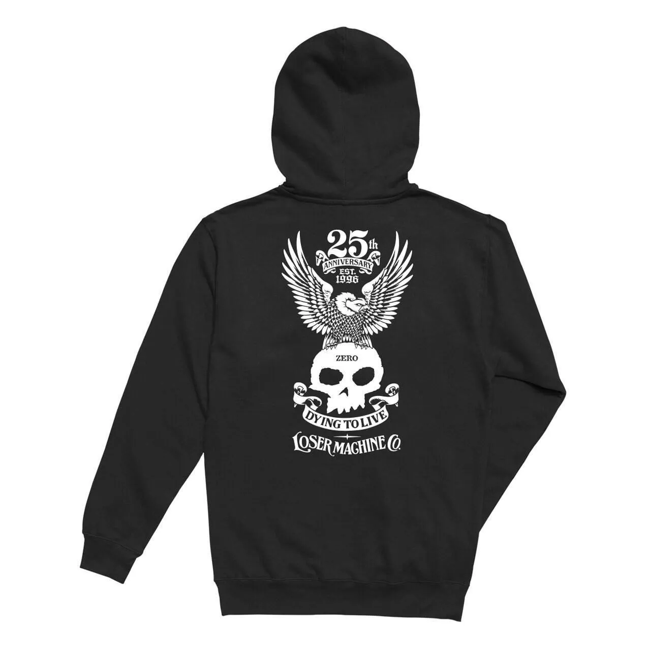 LMCXZERO ANNIVERSARY STOCK PULLOVER FLEECE - BLACK