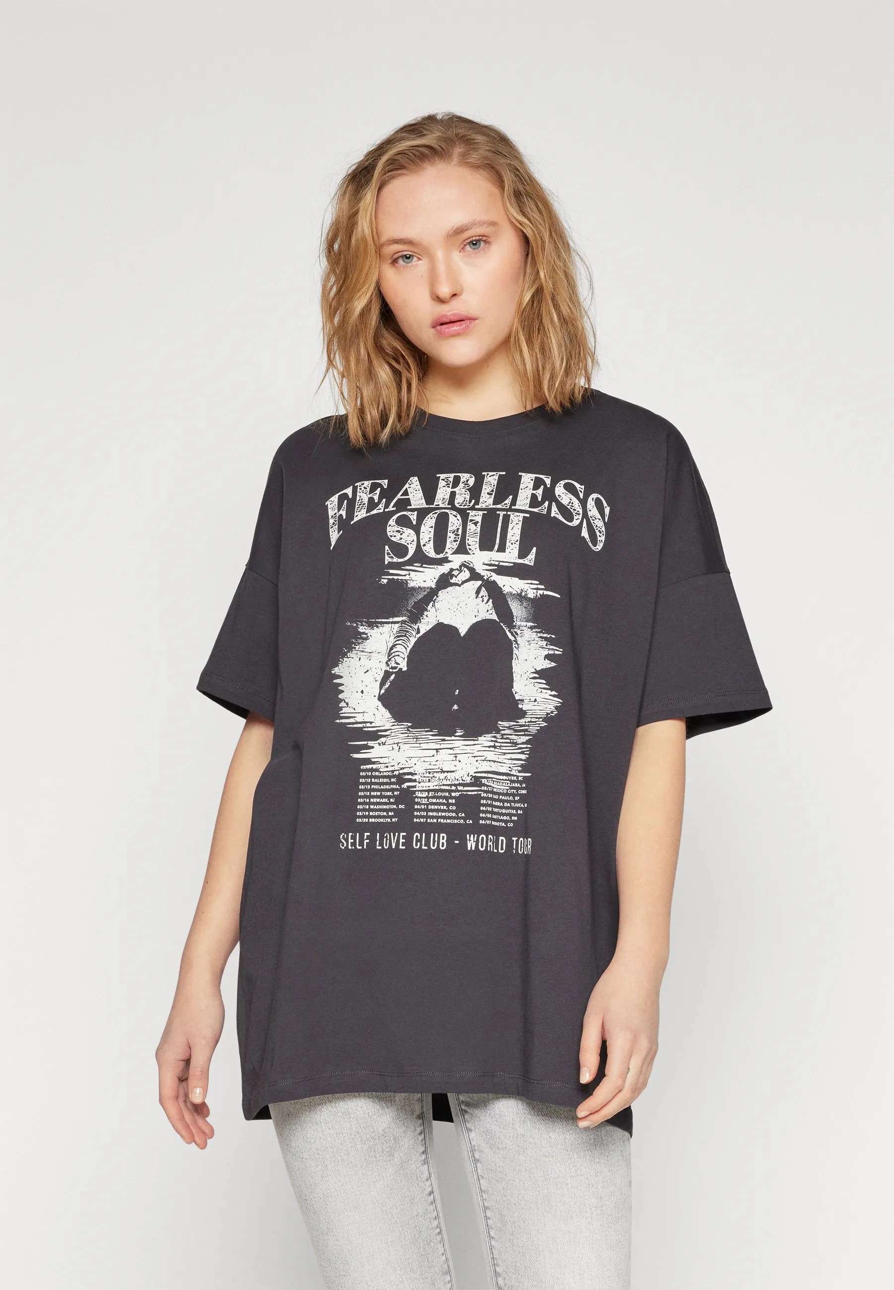 ONLTANIA OVERSIZE TOP - T-shirt basic