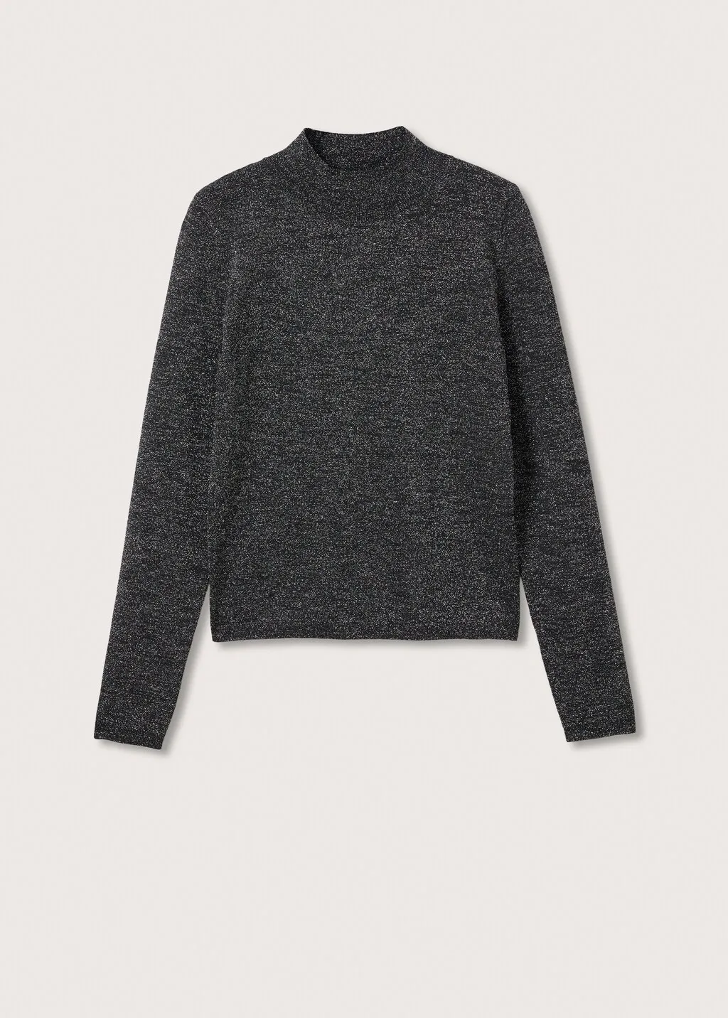 Pullover sottile metallizzato