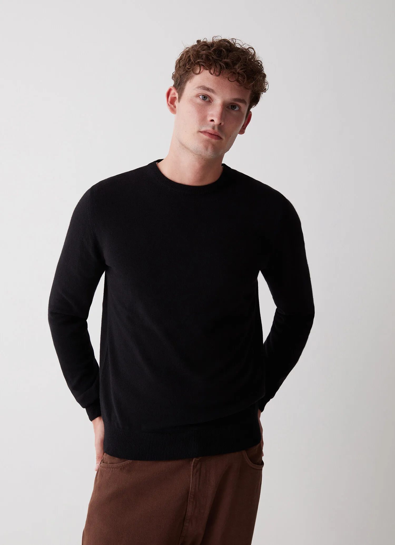 Wool and cashmere pullover