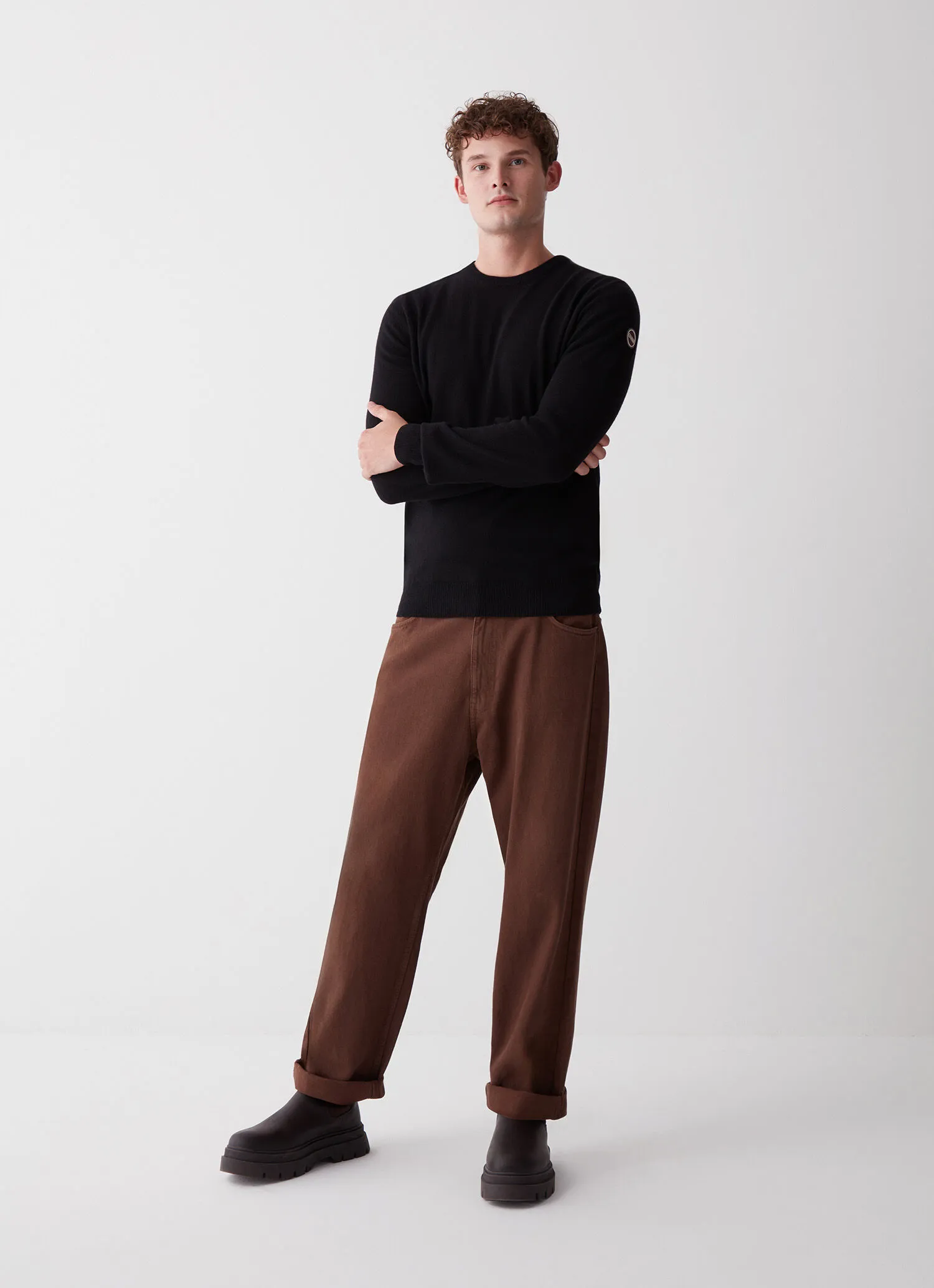 Wool and cashmere pullover