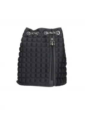 Zaino chain con zip NERO LUCIDO